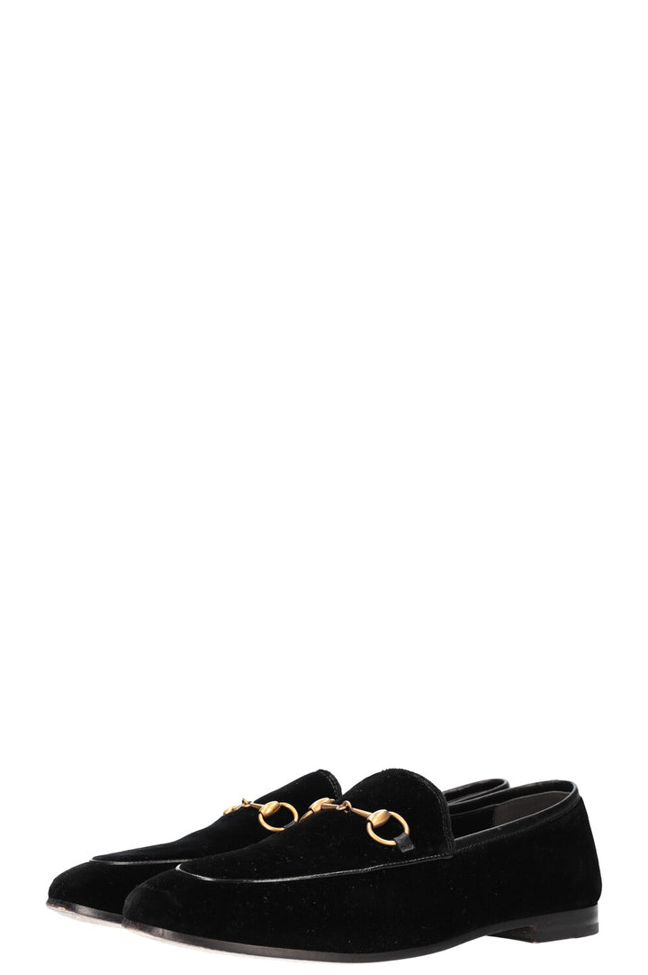 GUCCI Jordaan Flats Velvet Black