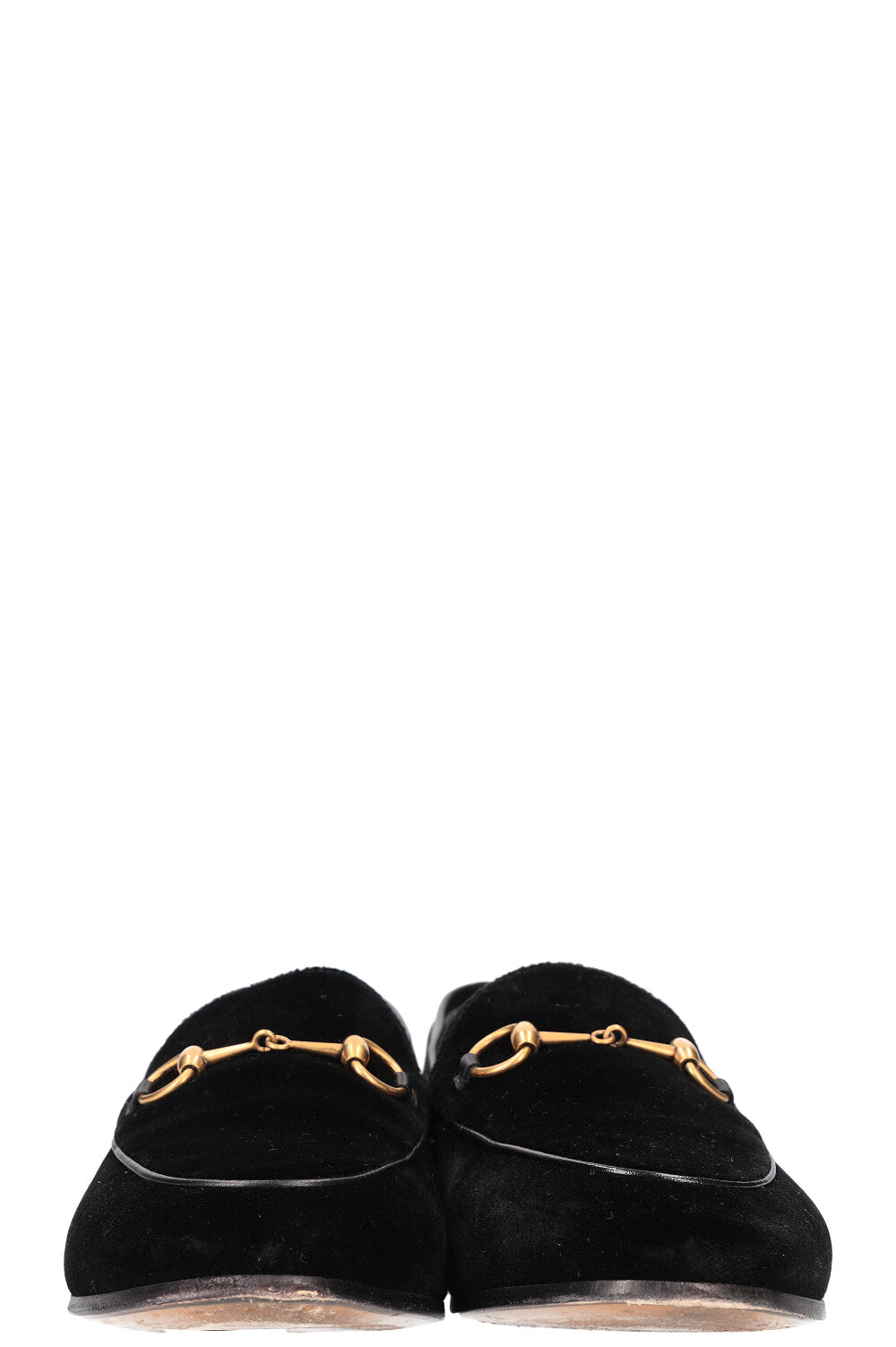 GUCCI Jordaan Flats Velvet Black