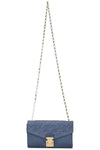LOUIS VUITTON Saint Germain Pochette MNG Empreinte Leather Blue