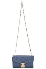 LOUIS VUITTON Saint Germain Pochette MNG Empreinte Leather Blue