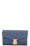 LOUIS VUITTON Saint Germain Pochette MNG Empreinte Leather Blue