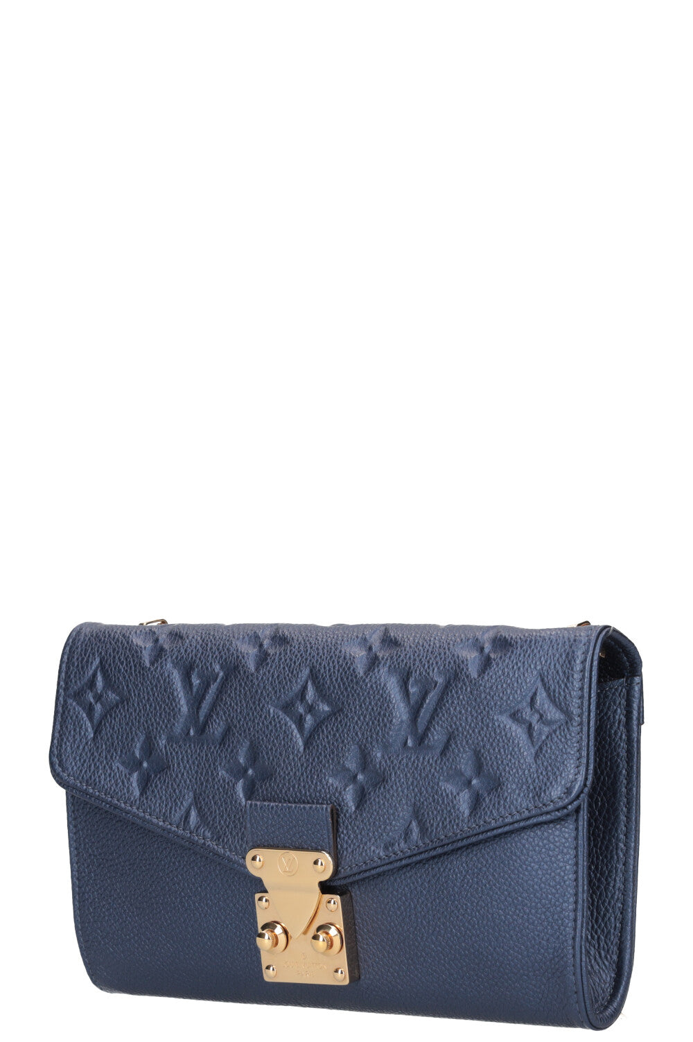 LOUIS VUITTON Saint Germain Pochette MNG Empreinte Leather Blue