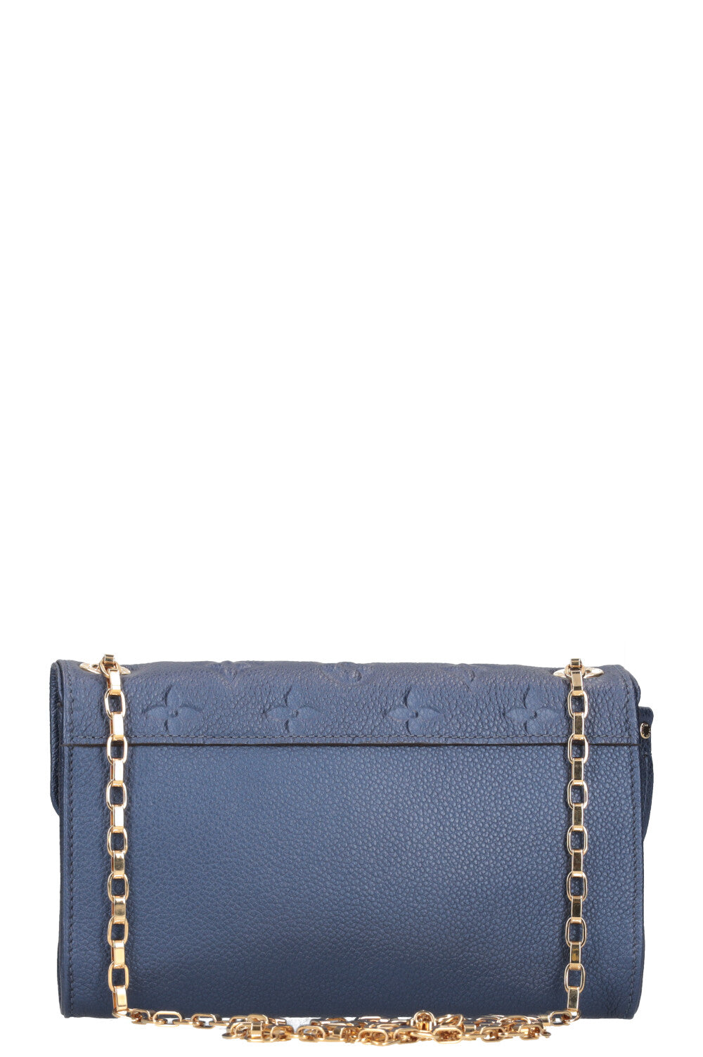 LOUIS VUITTON Saint Germain Pochette MNG Empreinte Leather Blue