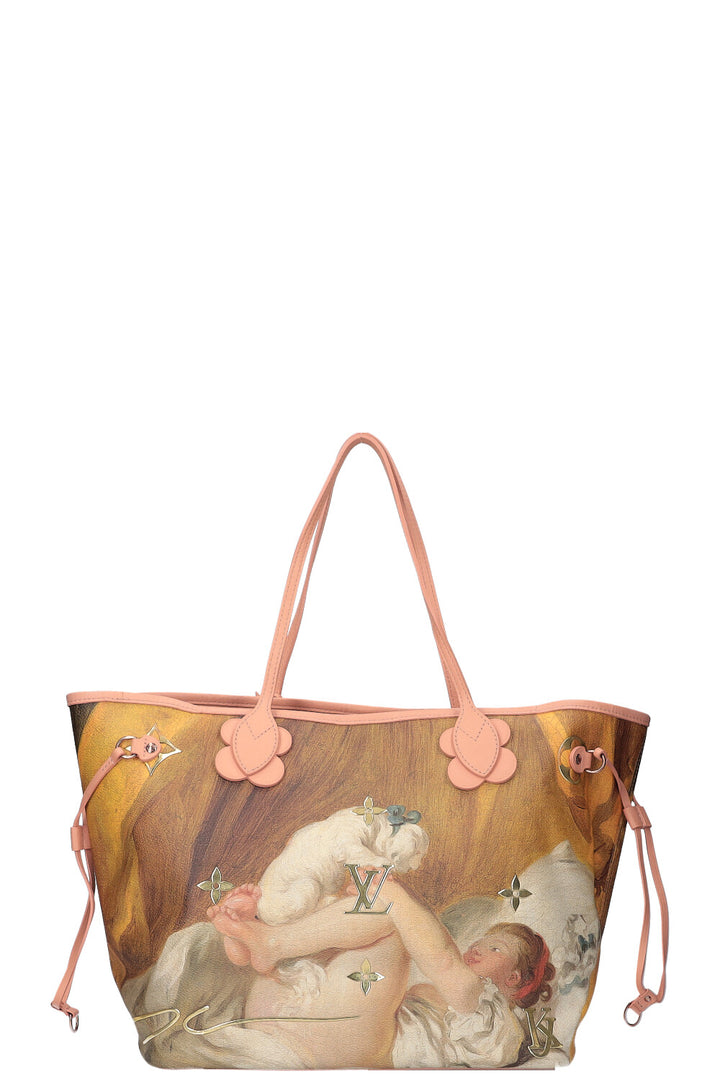 LOUIS VUITTON Neverfull MM Ltd Jeff Koons Fragonard