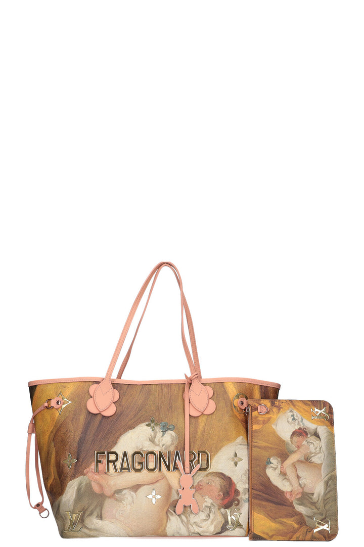 LOUIS VUITTON Neverfull MM Ltd Jeff Koons Fragonard