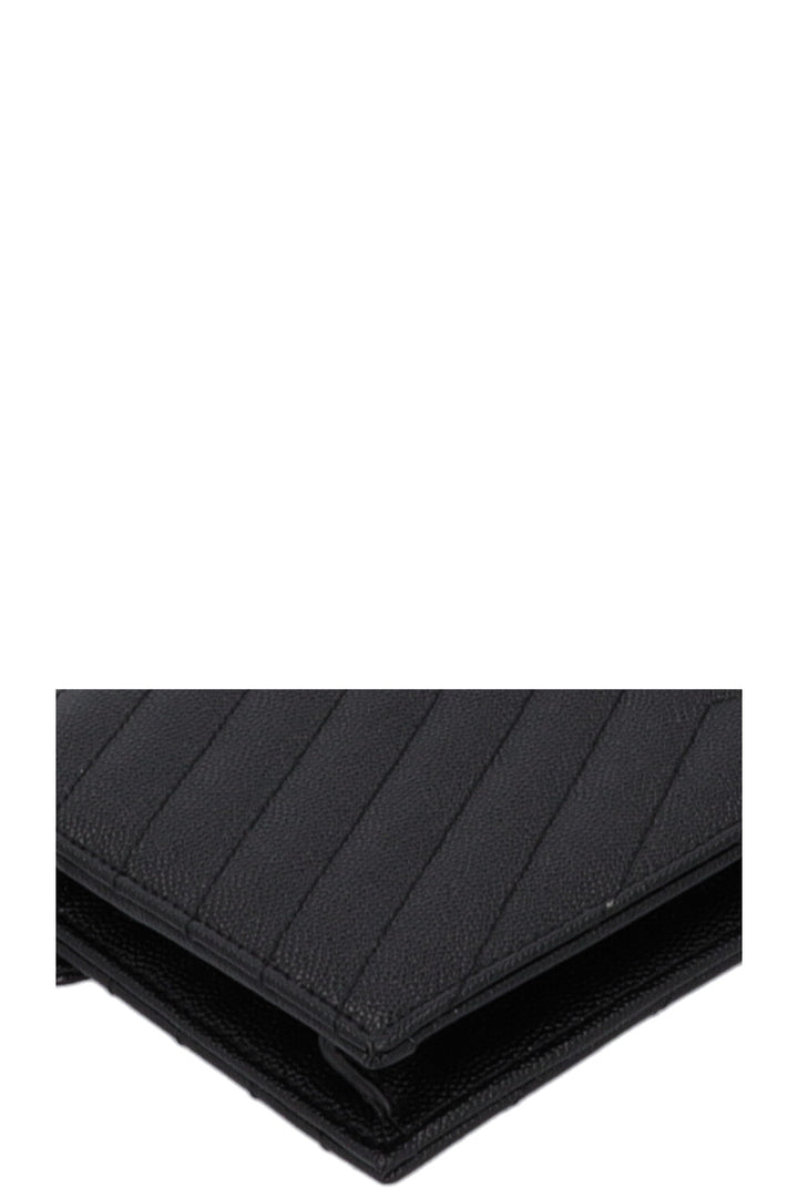 SAINT LAURENT Cassandre WOC Bag Leather Black