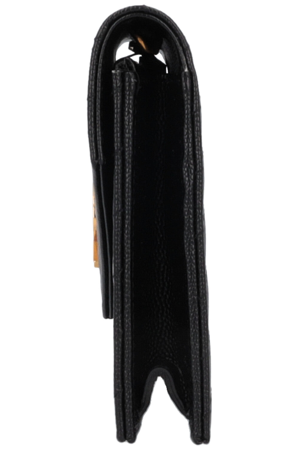 SAINT LAURENT Cassandre WOC Bag Leather Black