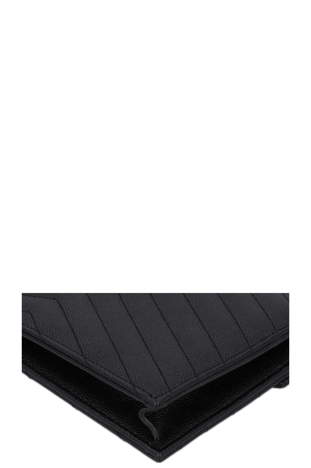 SAINT LAURENT Cassandre WOC Bag Leather Black