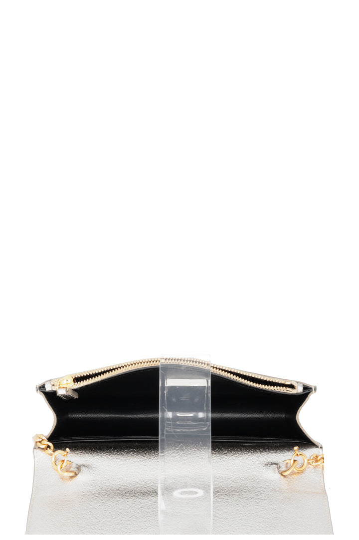 SAINT LAURENT Kate Tassel Bag Metallic Gold
