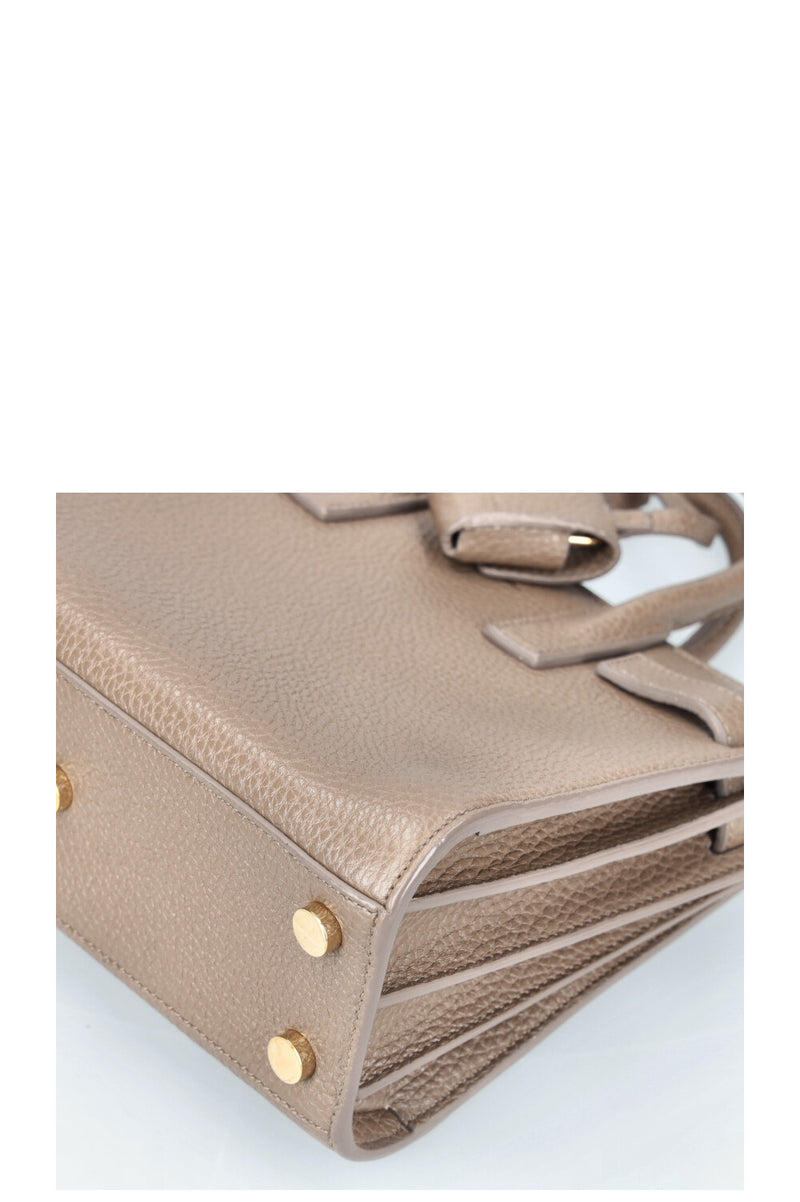 SAINT LAURENT Sac de Jour Nano Taupe