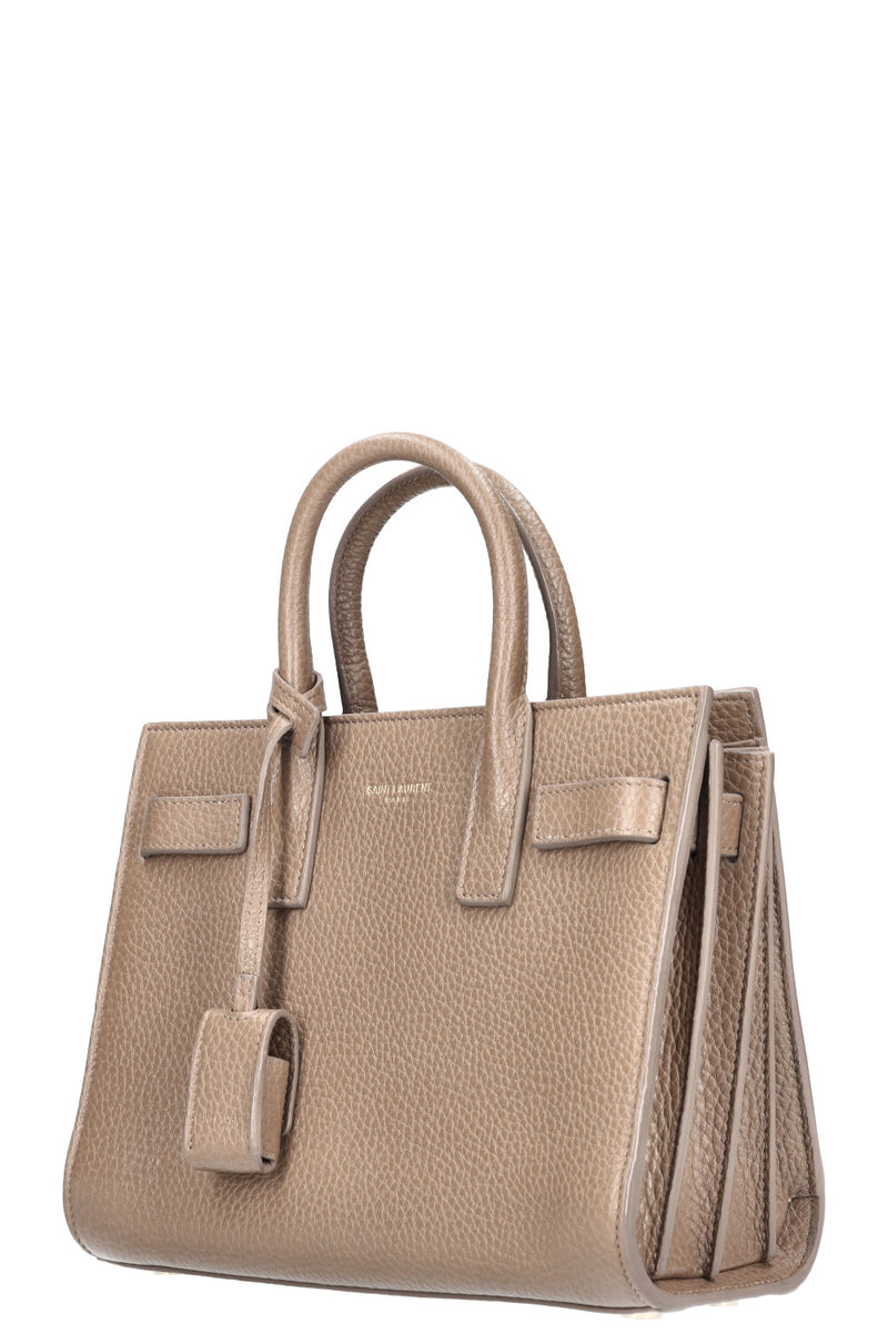 SAINT LAURENT Sac de Jour Nano Taupe