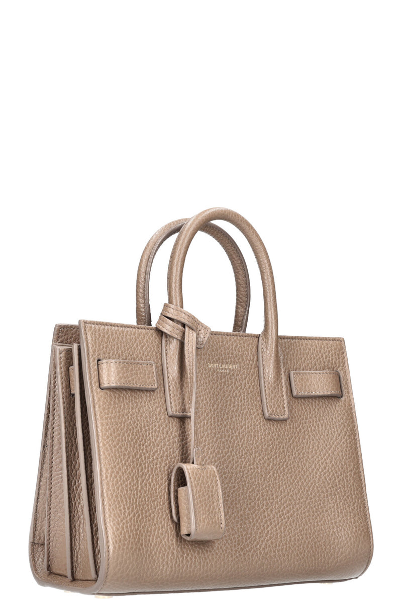 SAINT LAURENT Sac de Jour Nano Taupe