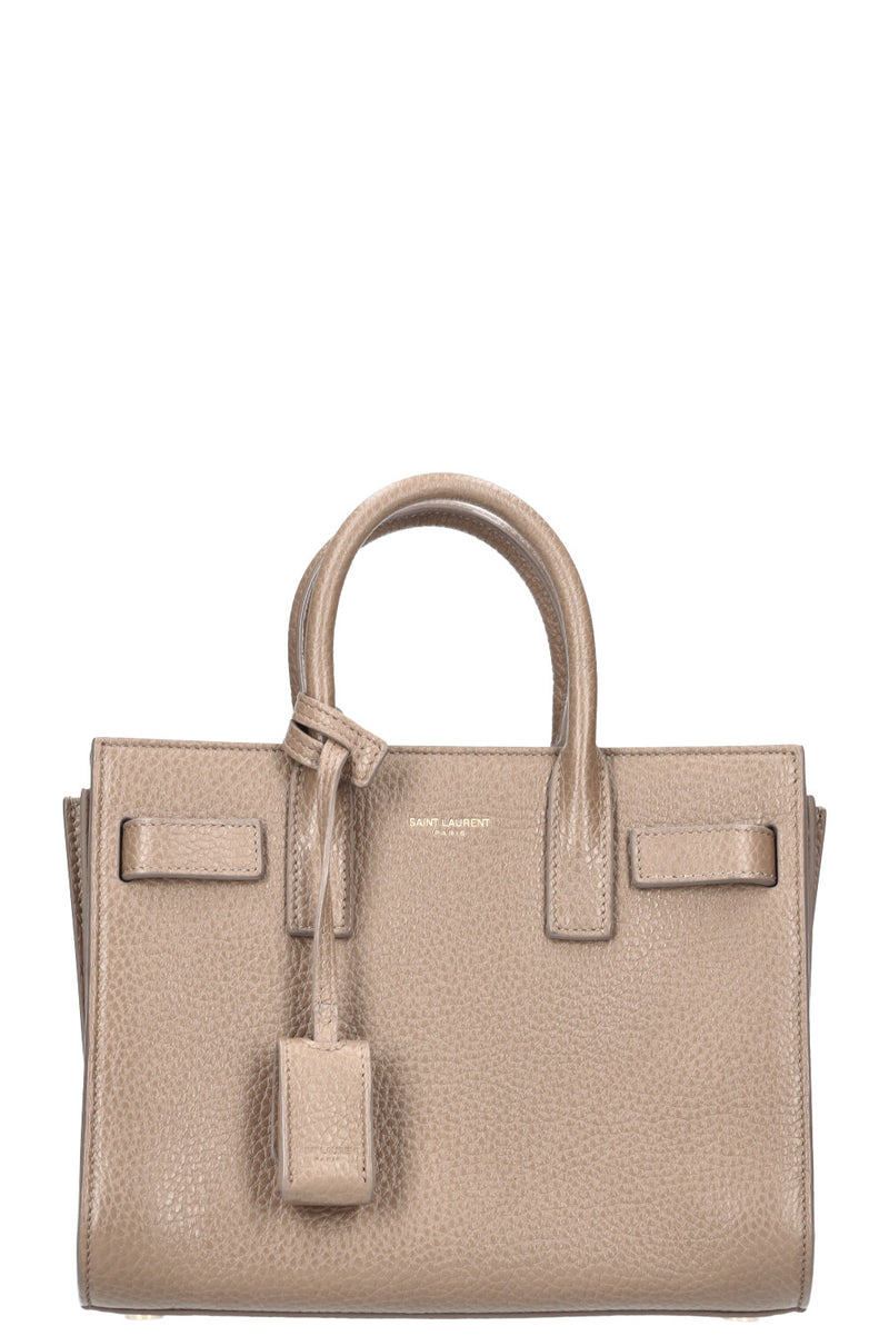 SAINT LAURENT Sac de Jour Nano Taupe