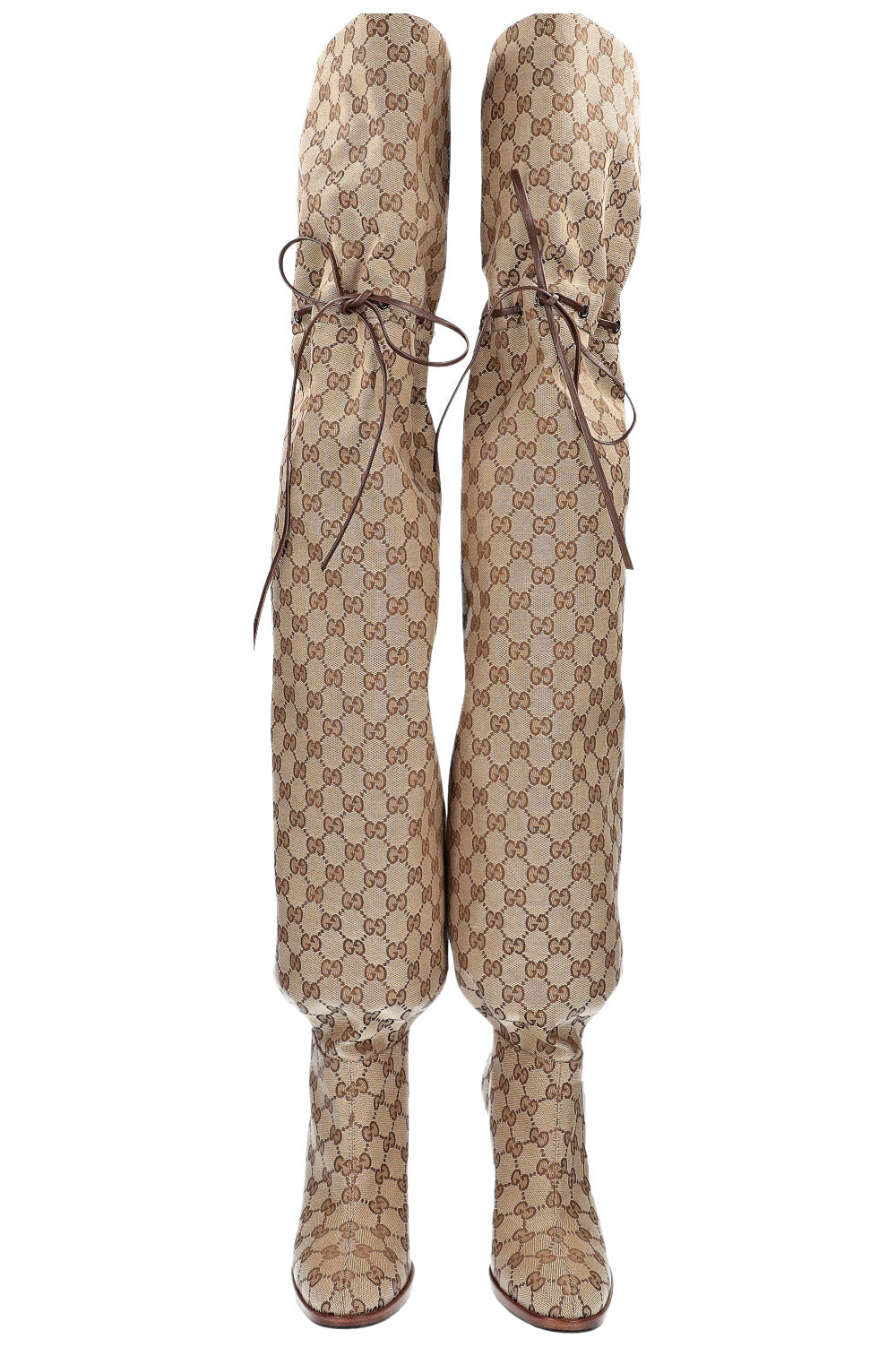 GUCCI GG Monogram Overknee Boots