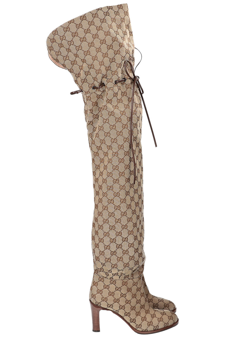 GUCCI GG Monogram Overknee Boots