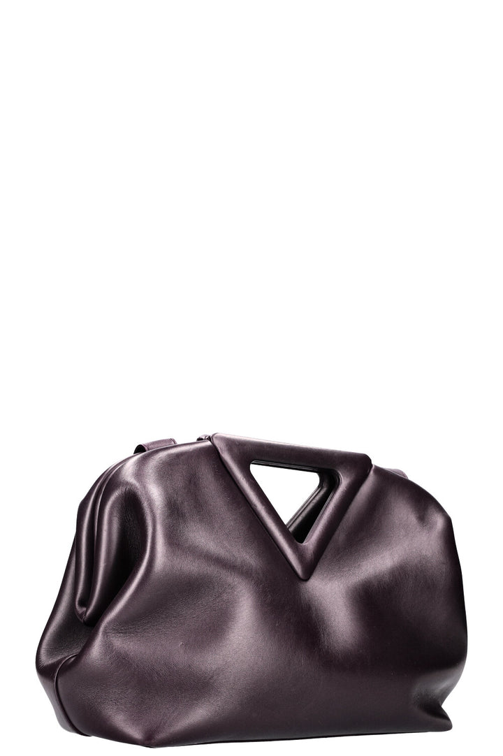 BOTTEGA VENETA Point Shoulder Bag Burgundy