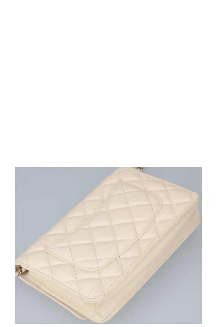 CHANEL 2.55 Wallet on Chain Bag  Ivory