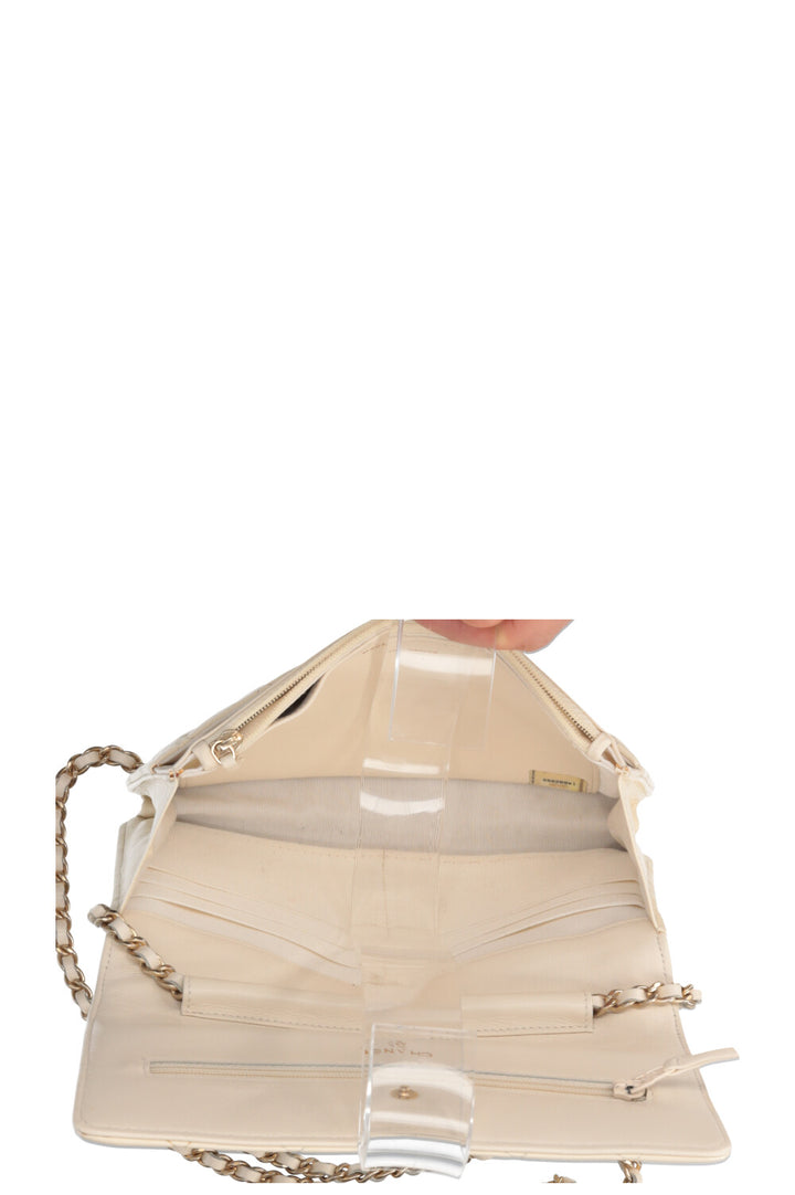 CHANEL 2.55 Wallet on Chain Bag  Ivory