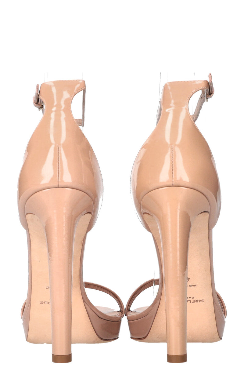SAINT LAURENT Hall 105 Heels Patent Nude