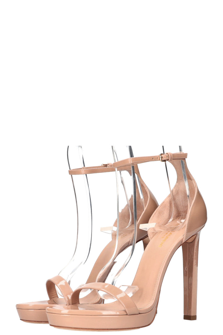 SAINT LAURENT Hall 105 Heels Patent Nude