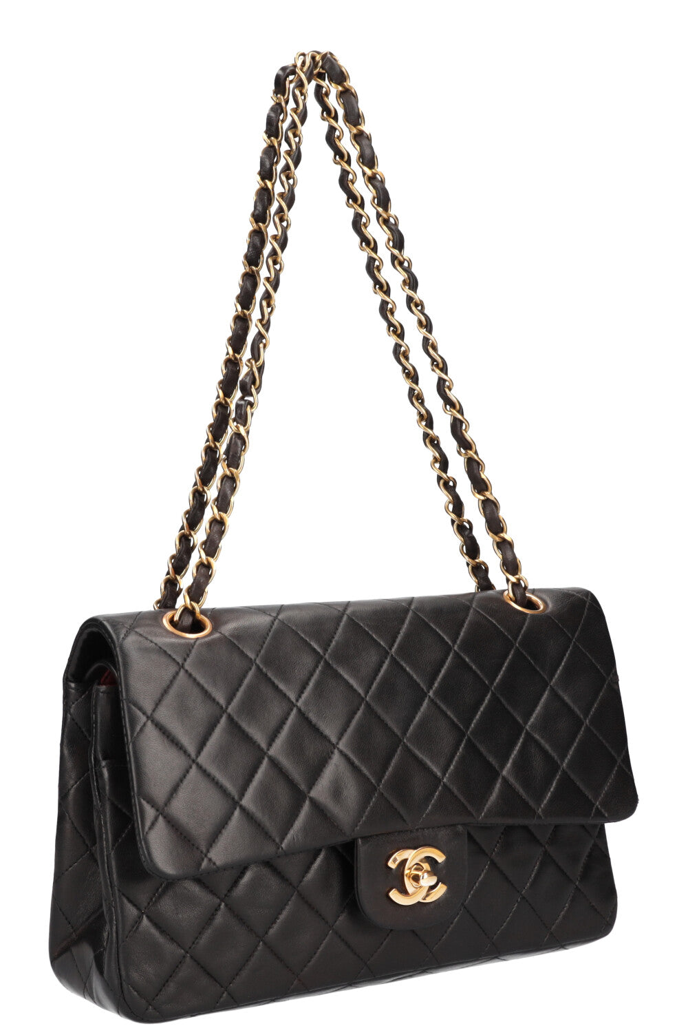 CHANEL Medium Double Flap Bag Black