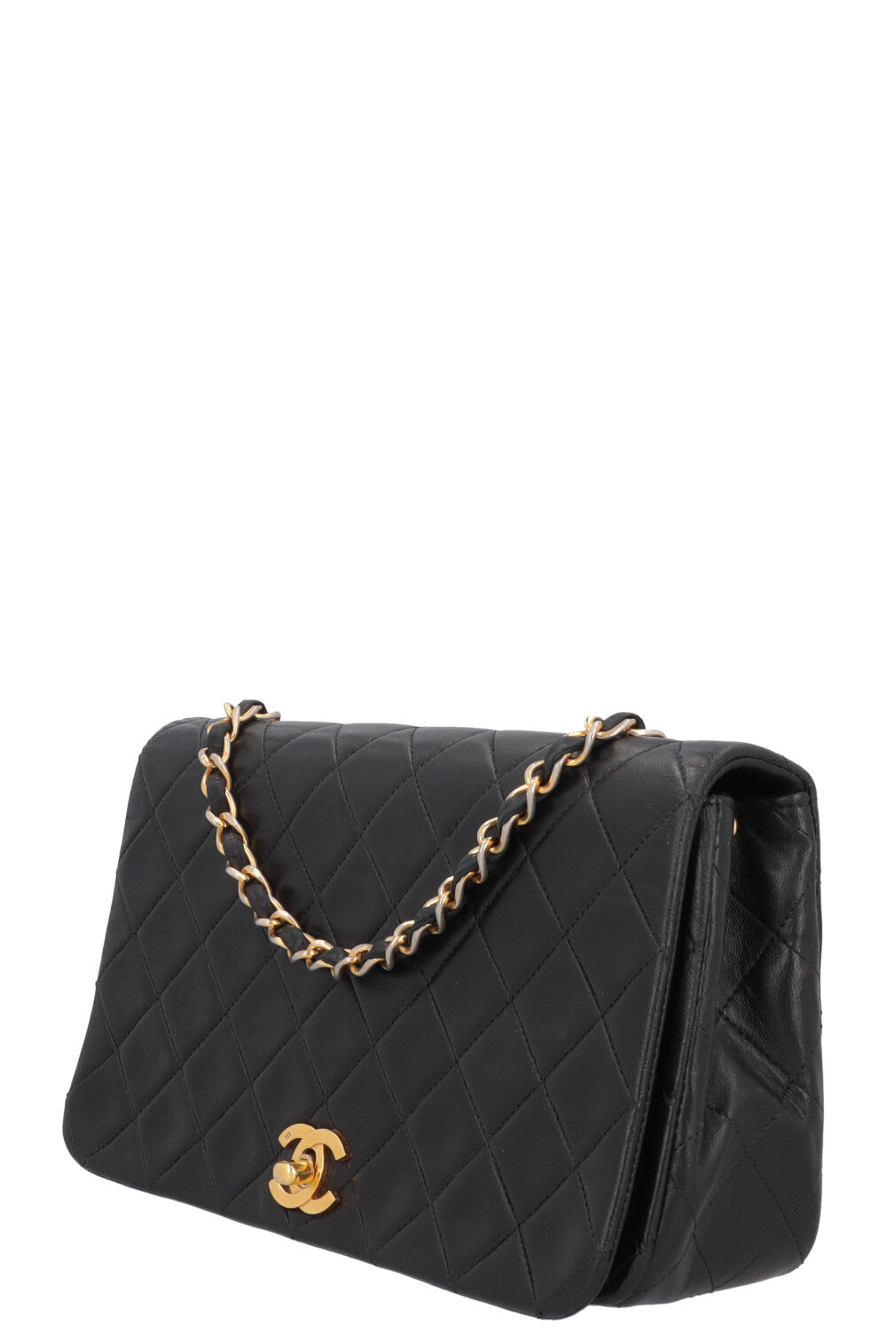 CHANEL Vintage Single Flap Bag Black