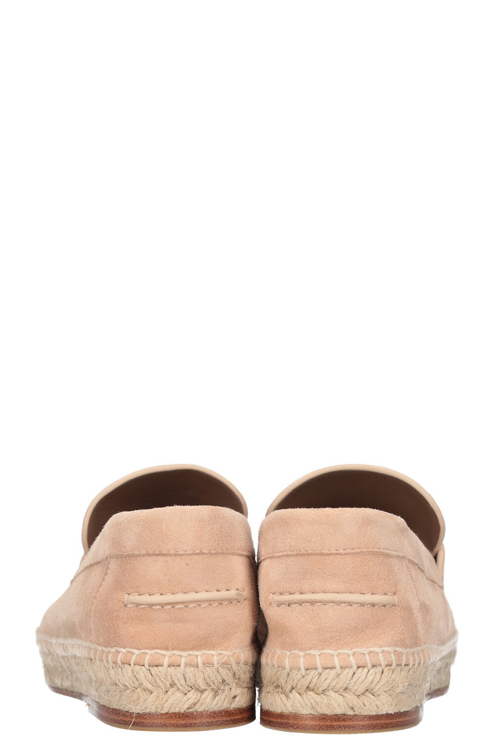 HERMÈS Trip Espadrilles Suede Beige