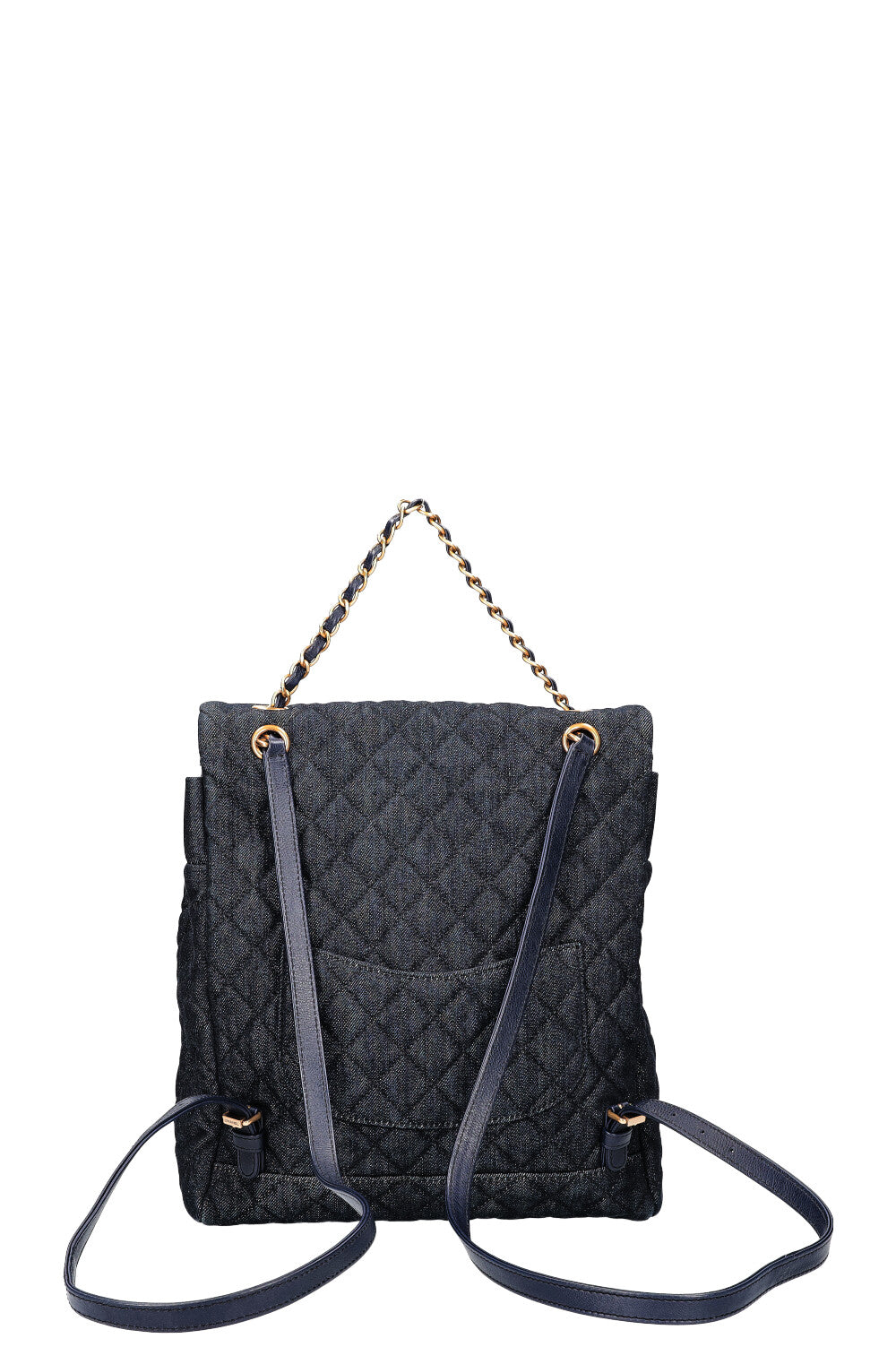 CHANEL Urban Spirit Backpack Denim Blue