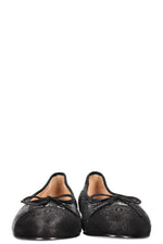 CHANEL Classic Flats Sequin Black