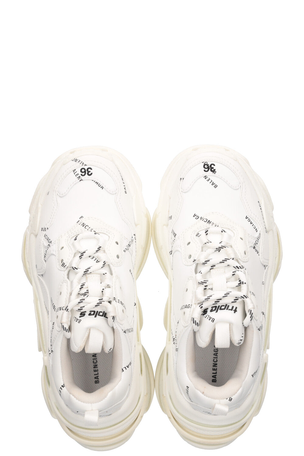 BALENCIAGA Triple S Allover Logo Sneaker