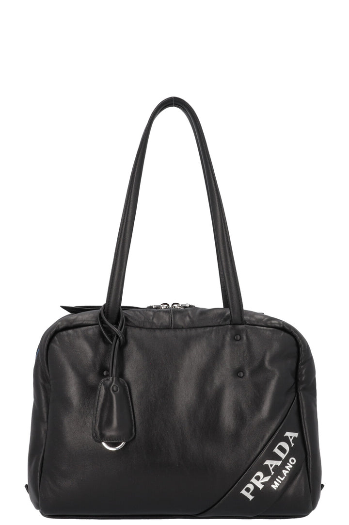 PRADA Padded Bowler Bag Black