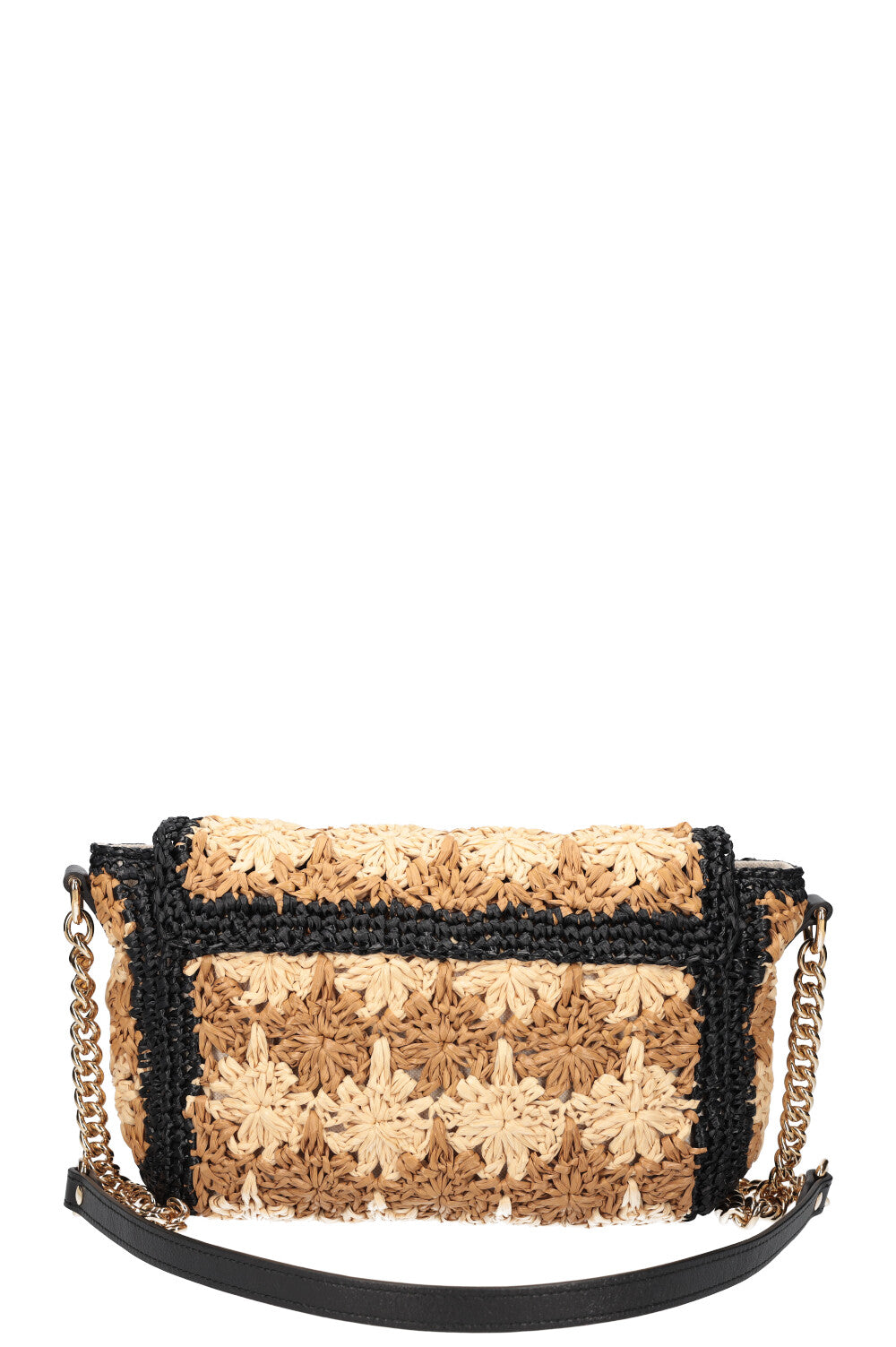 GUCCI Marmont Bag Raffia Beige