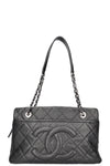 CHANEL Timeless Shopping Tote Caviar Black