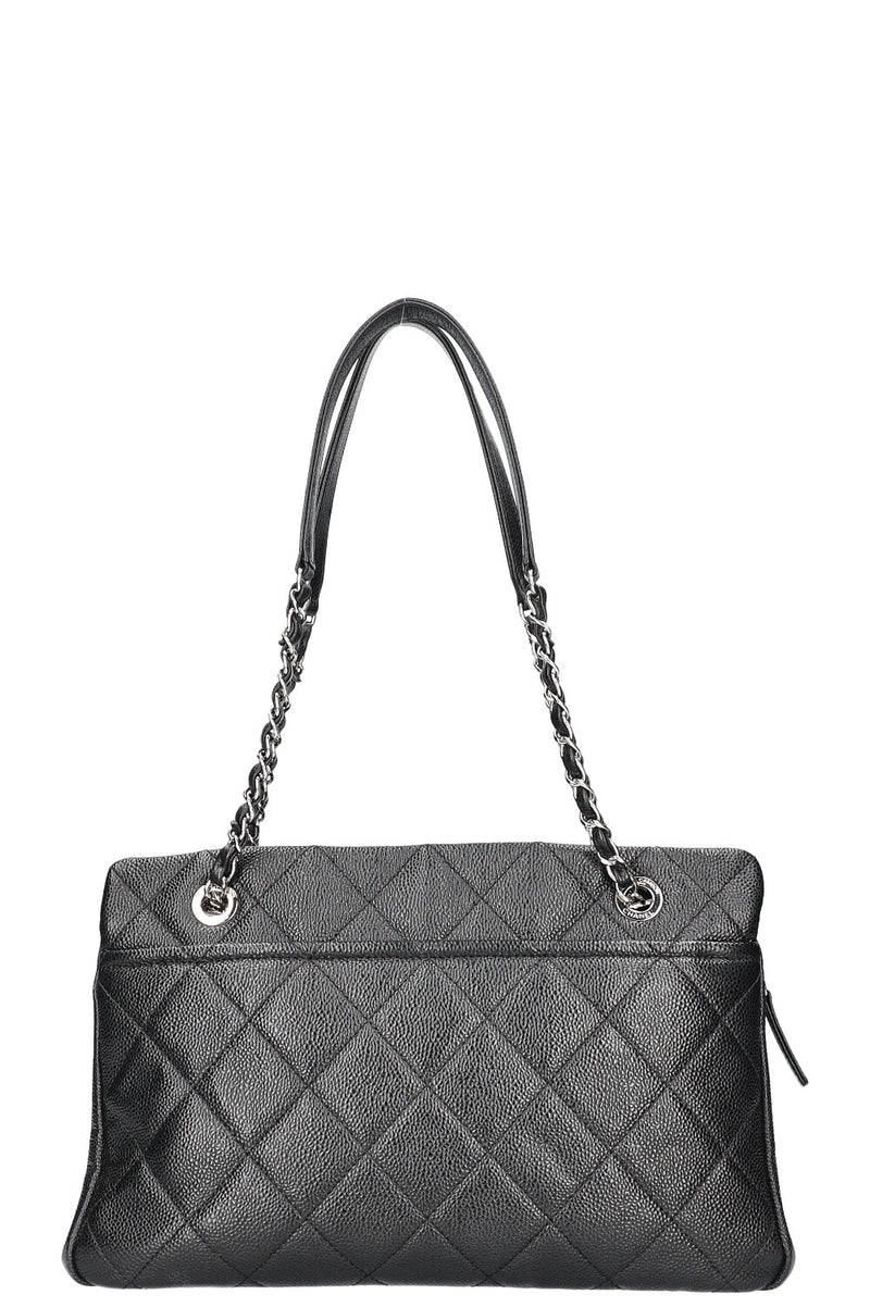 CHANEL Timeless Shopping Tote Caviar Black