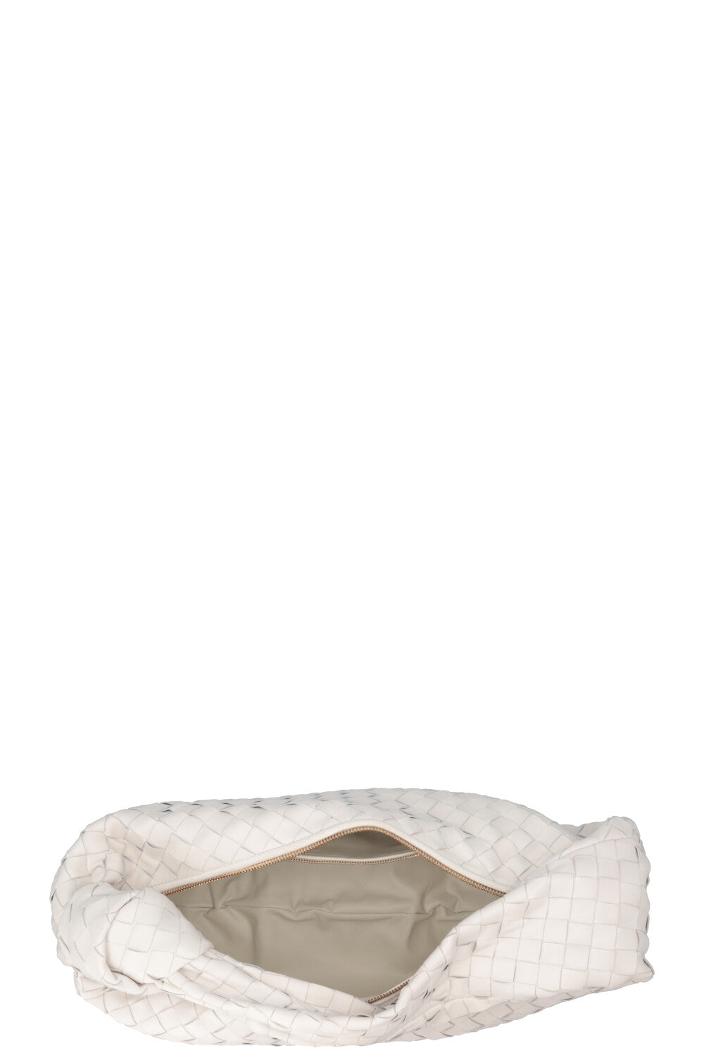 BOTTEGA VENETA Jodie Small Intrecciato Chalk