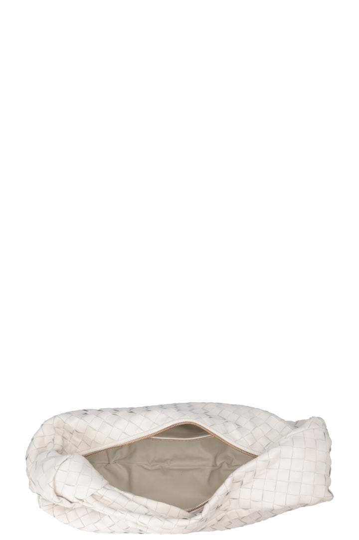BOTTEGA VENETA Jodie Small Intrecciato Chalk