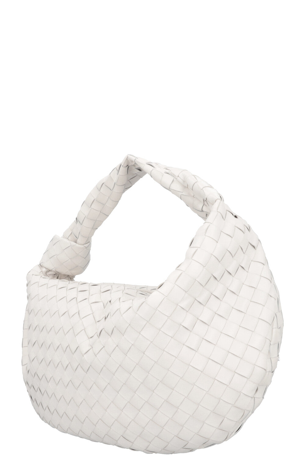 BOTTEGA VENETA Jodie Small Intrecciato Chalk