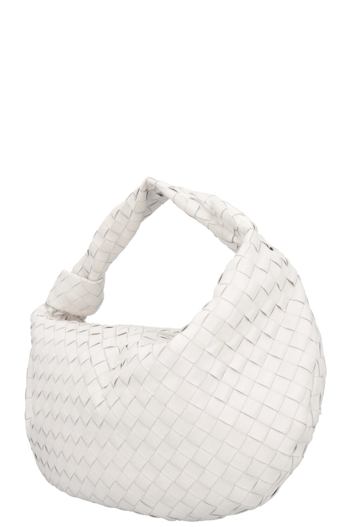 BOTTEGA VENETA Jodie Small Intrecciato Chalk