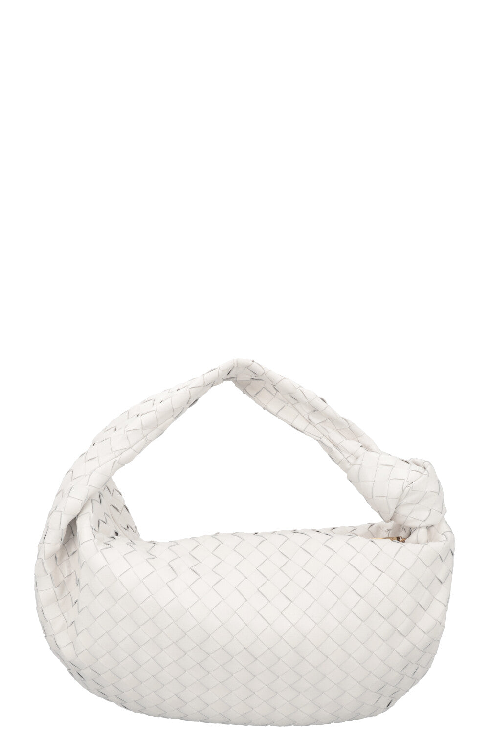 BOTTEGA VENETA Jodie Small Intrecciato Chalk
