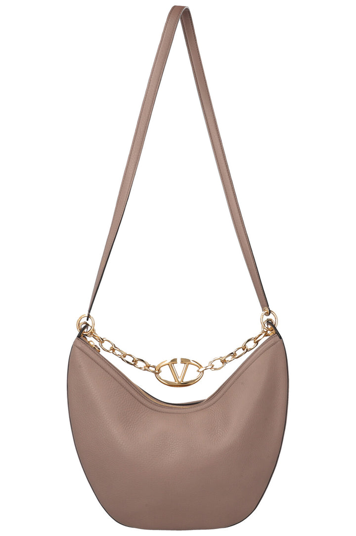 VALENTINO Half Moon Hobo Bag Clay