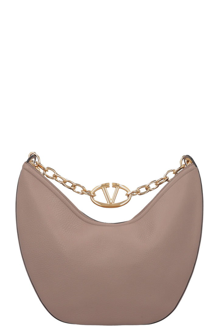 VALENTINO Half Moon Hobo Bag Clay