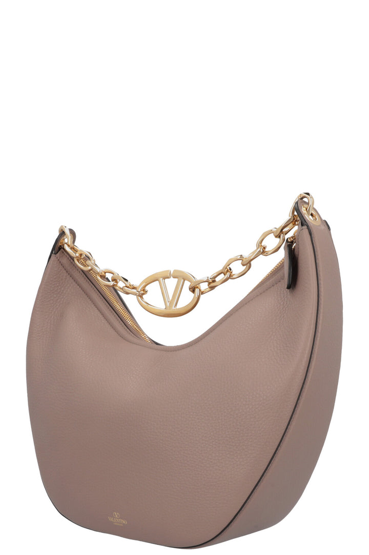 VALENTINO Half Moon Hobo Bag Clay