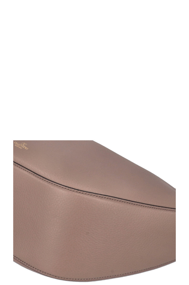 VALENTINO Half Moon Hobo Bag Clay