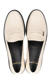 SAINT LAURENT Le Loafer White
