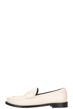 SAINT LAURENT Le Loafer White