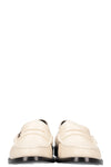 SAINT LAURENT Le Loafer White
