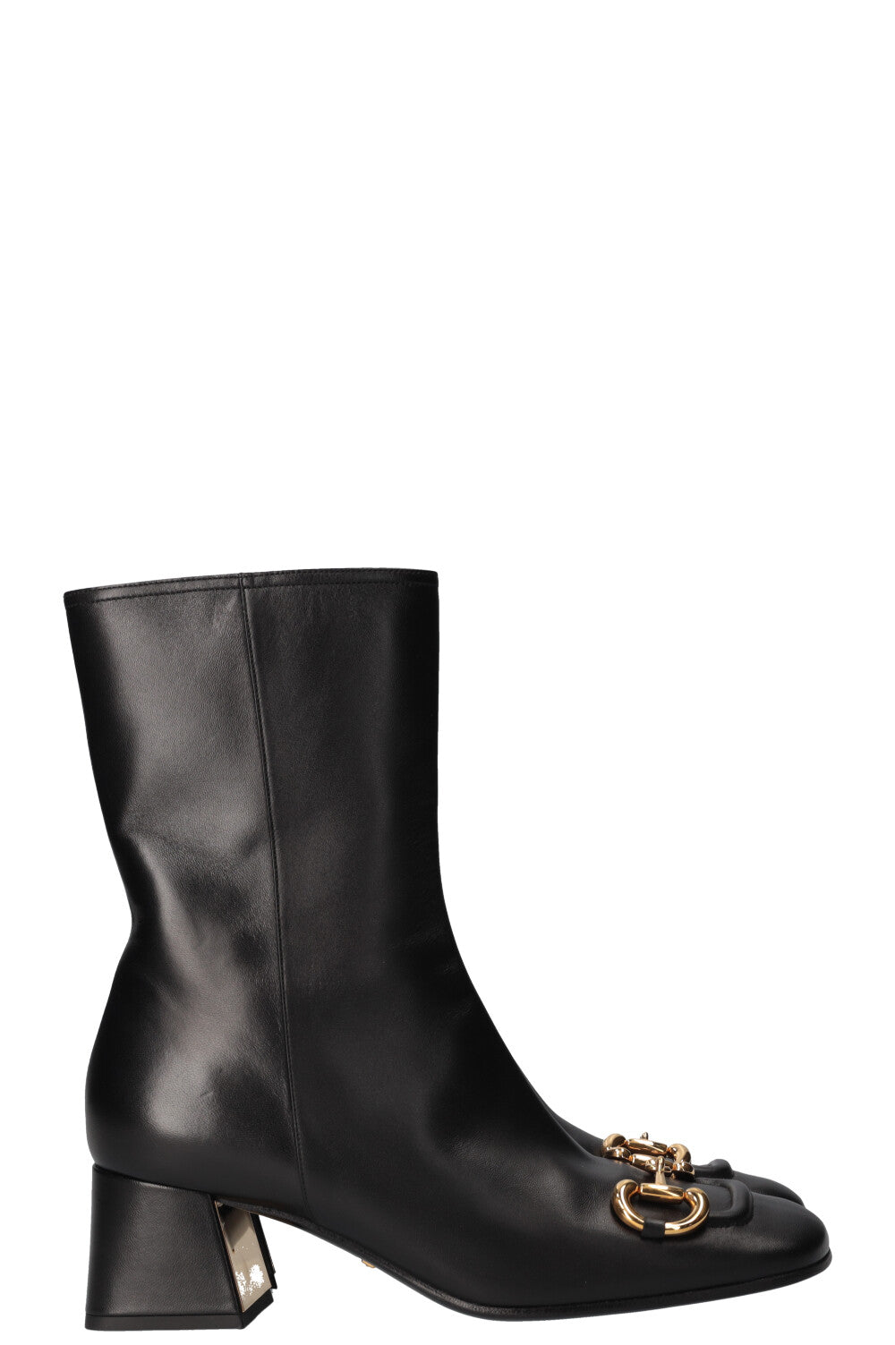 靴 GUCCI - Square Toe Ankle Boots 42E GUCCI Horsebit Ankle Boots Black – REAWAKE
