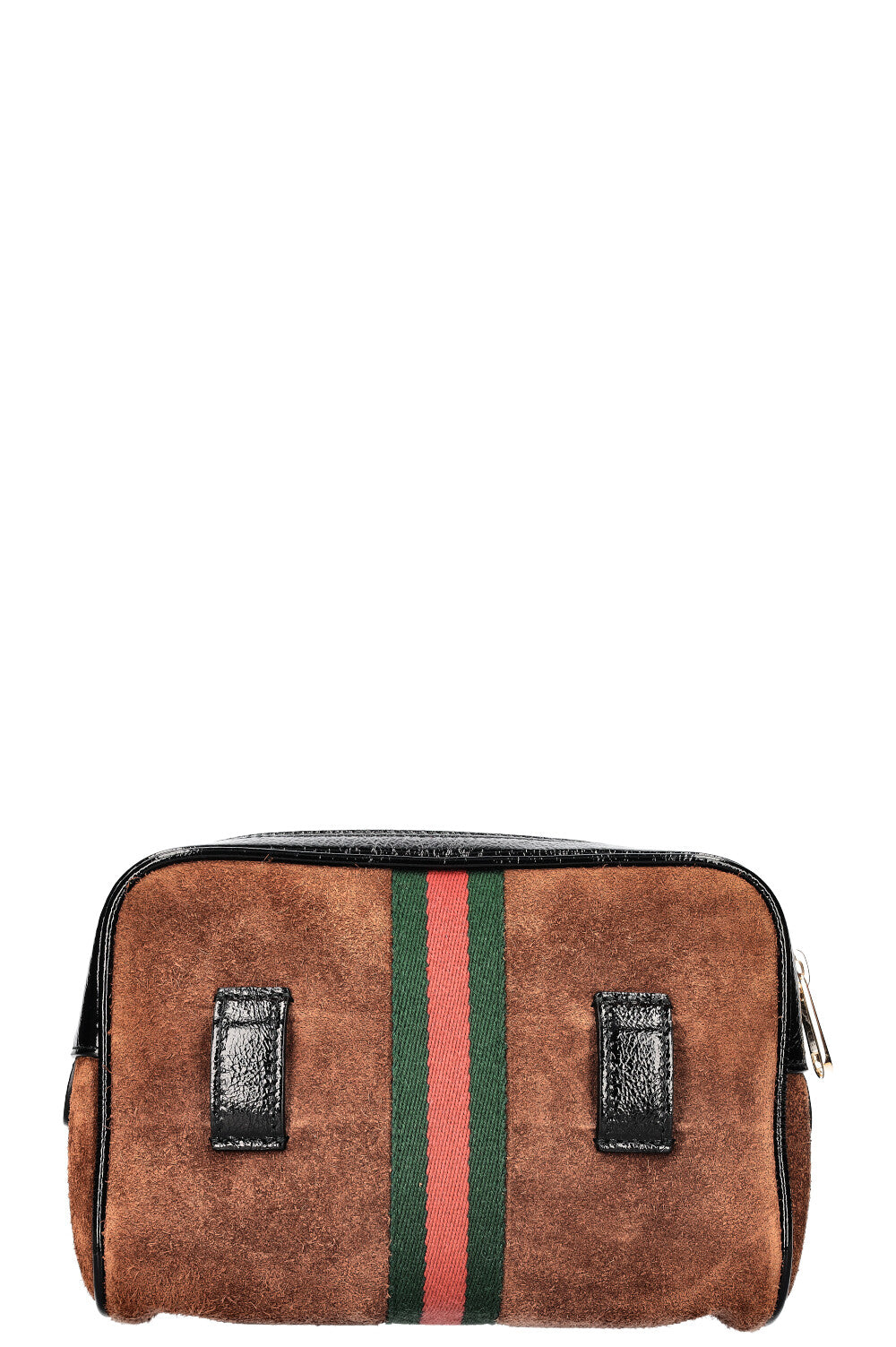 GUCCI Ophidia Belt Bag Suede Brown