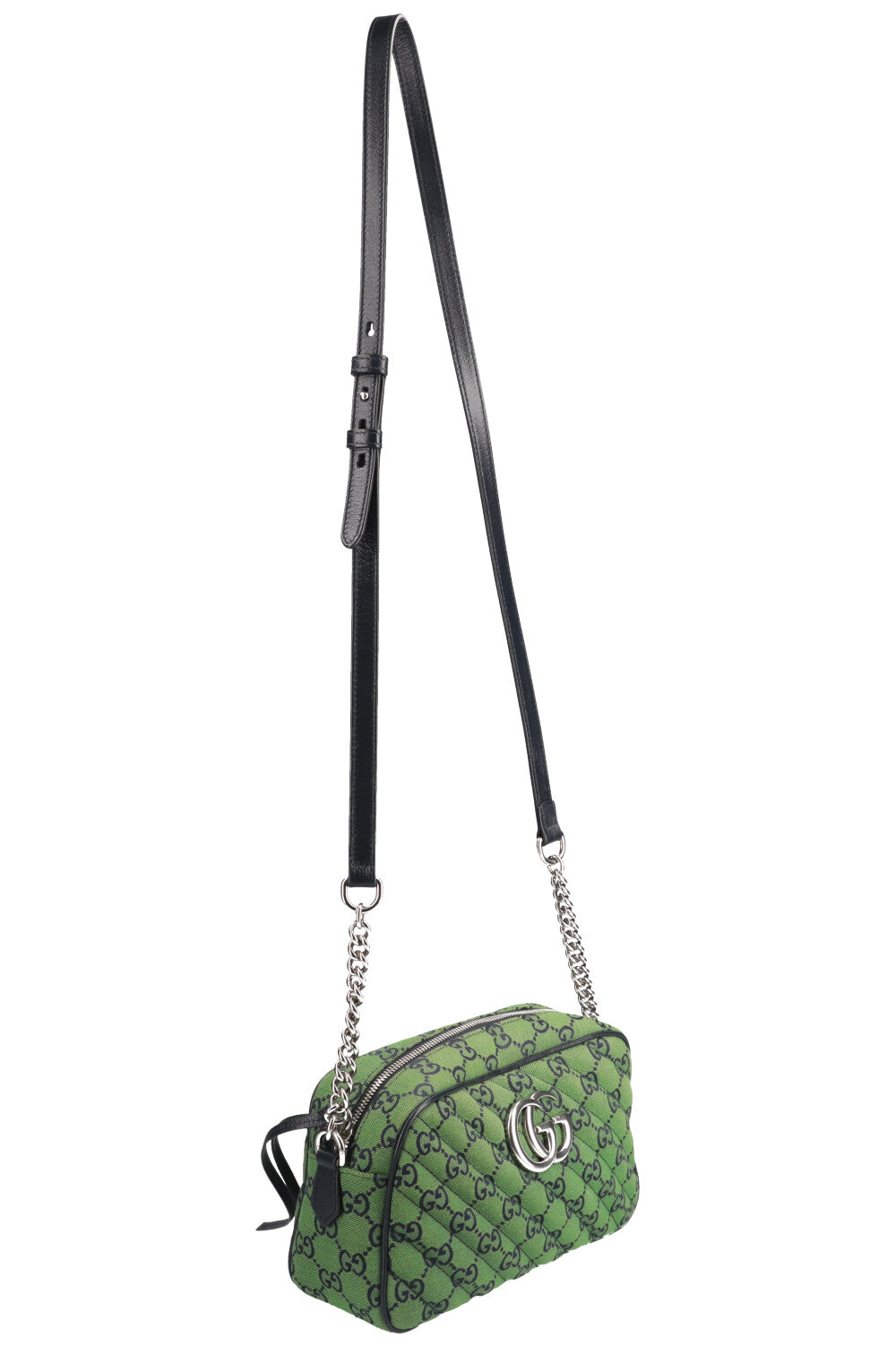 Gg Marmont Gucci Sac Vert GUCCI Marmont Camera Bag GG Toile Vert