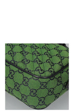 GUCCI Marmont Camera Bag GG Canvas Green